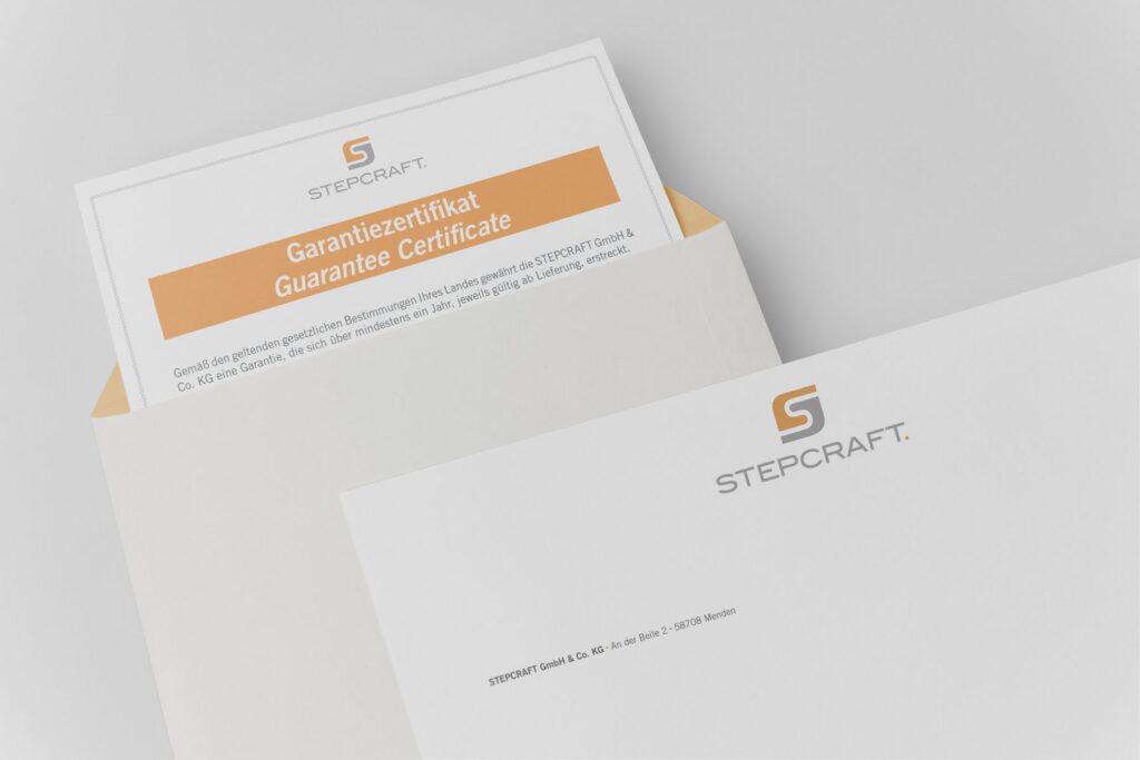 CNC-Bausatz Garantie Stepcraft